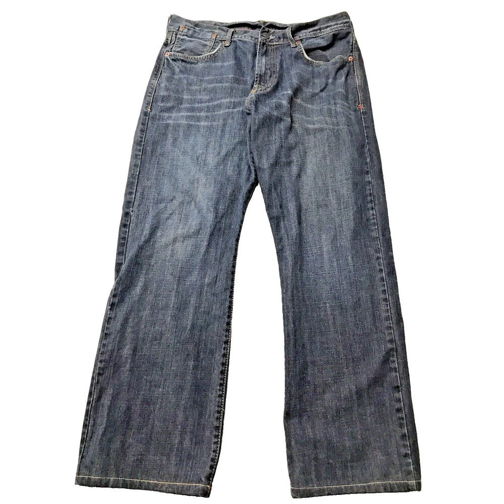 Arizona Jean Co Mens Jeans 34x30 Slim Straight ~ 100% Cotton ~